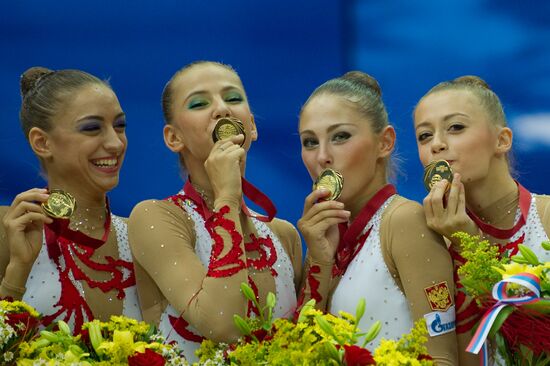 Russian gymnasts won Rhythmic Gymnastics World Championships