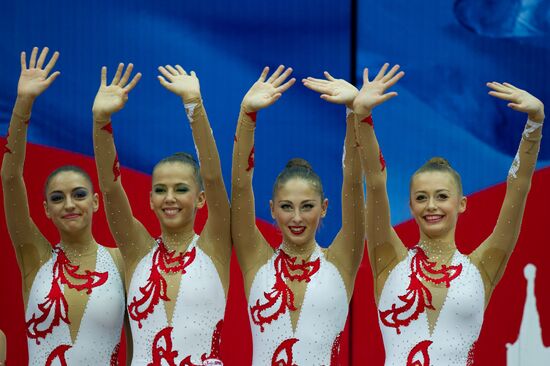 Russian gymnasts won Rhythmic Gymnastics World Championships