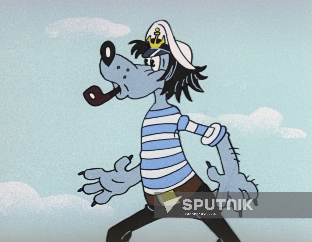 Still from animation series 'Nu, pogodi!' (You Just Wait!)