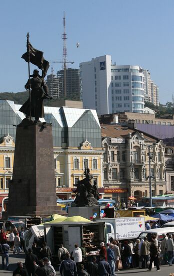 City Fair on central square, Vladivostok