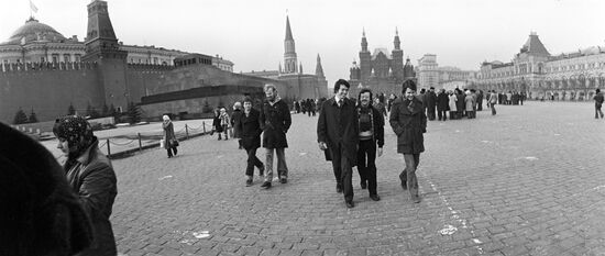 Visit of delegation of All-Swedish Youth Council to Moscow