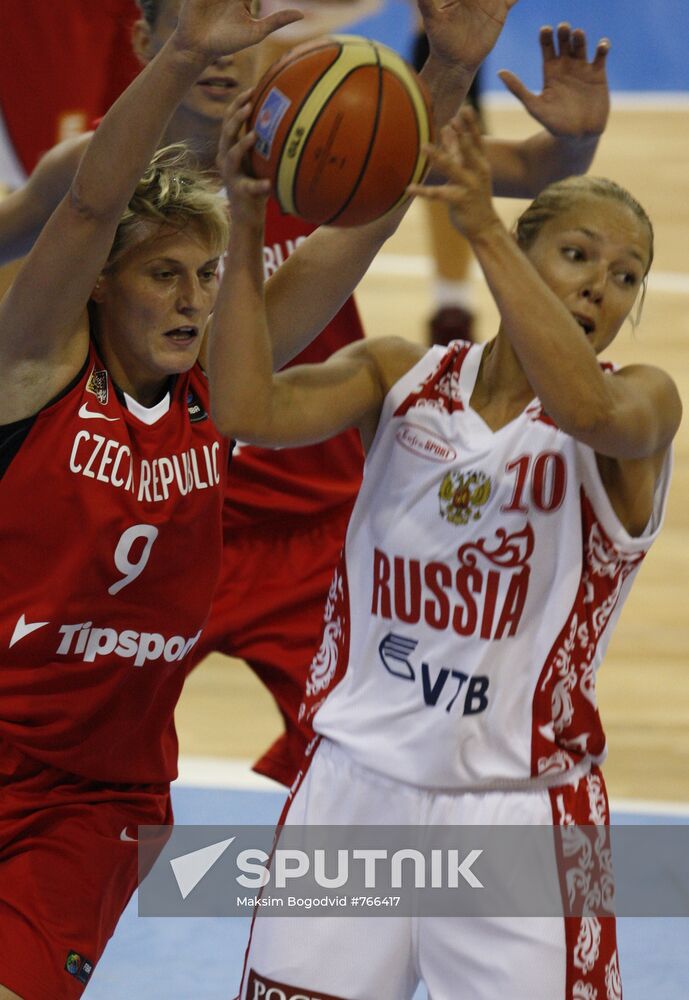 2010 Basketball World Cup. Russia vs. Czech Republic