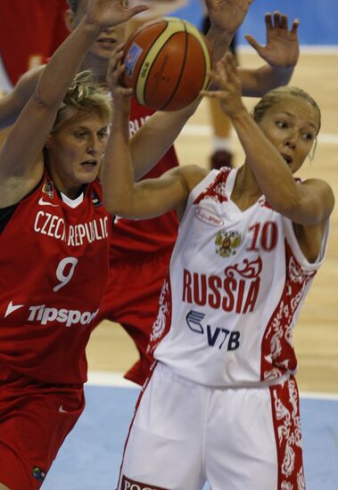 2010 Basketball World Cup. Russia vs. Czech Republic
