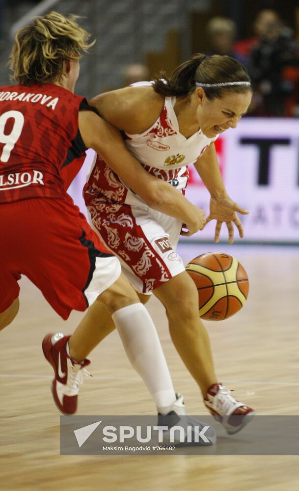 2010 Basketball World Cup. Russia vs. Czech Republic