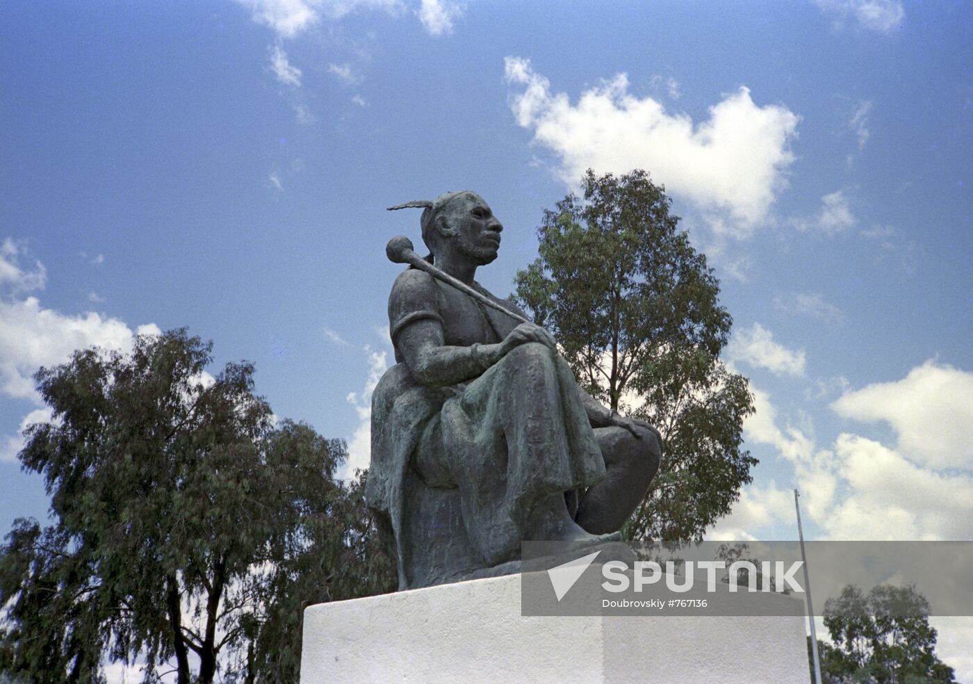 Monument to founder of Lesotho Moshveshve I