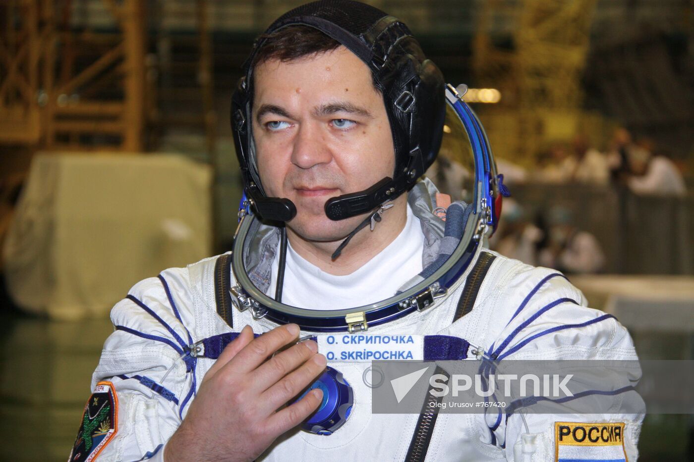 Russian cosmonaut Oleg Skripochka