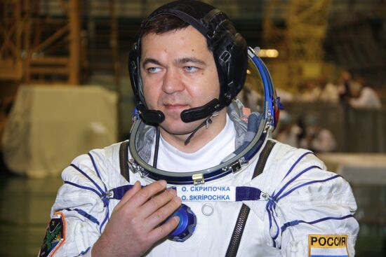 Russian cosmonaut Oleg Skripochka