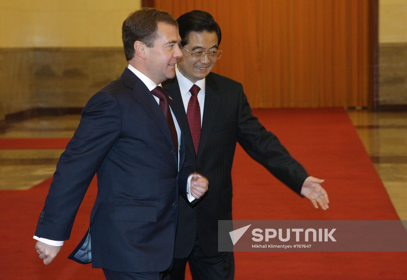 Dmitry Medvedev's visit to China. Day Two