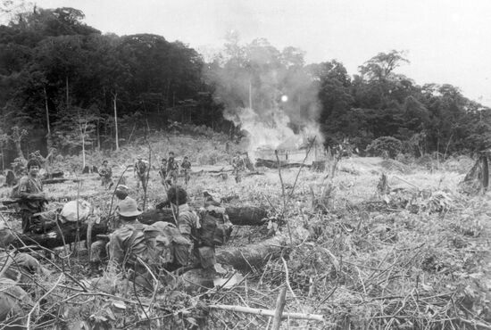 Mortar fire