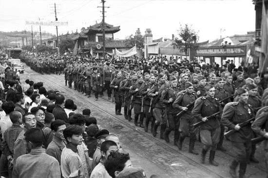 Soviet Army units in Pyongyang