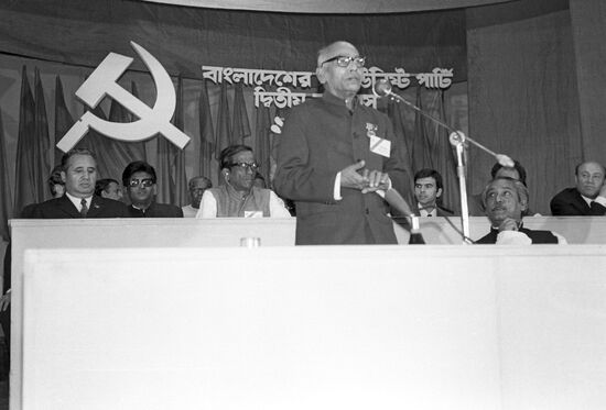 Chairman of Communist Party of Bangladesh Moni Singh