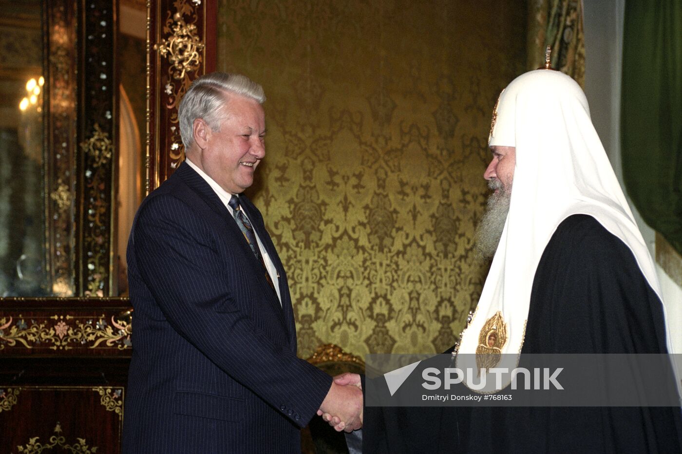 The Patriarch of Moscow Alexy II in Kremlin