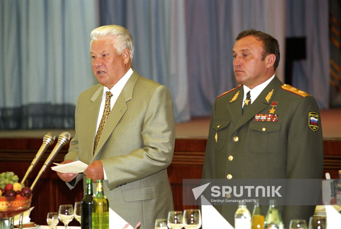 Boris Yeltsin and Pavel Grachyov