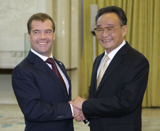 Dmitry Medvedev visits China. Day Two