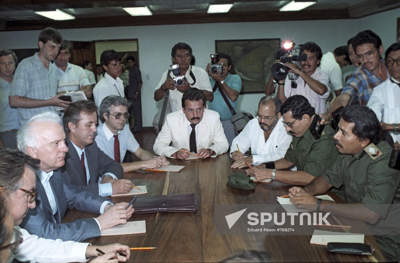 E. Shevardnadze's visit to the Republic of Nicaragua