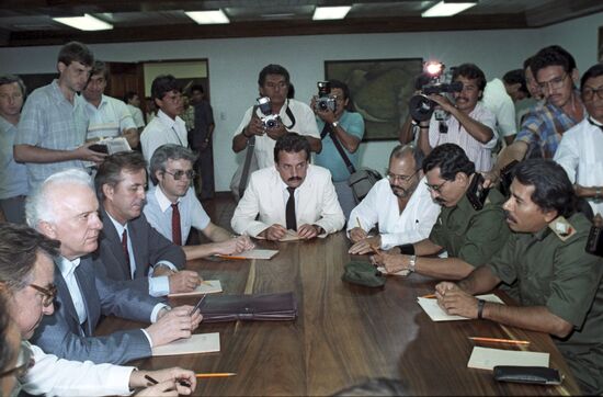 E. Shevardnadze's visit to the Republic of Nicaragua