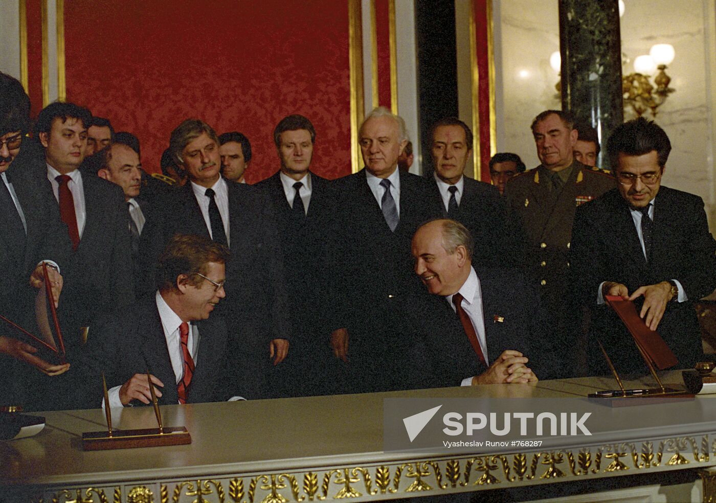 The Moscow visit of the CSSR President Vaclav Havel
