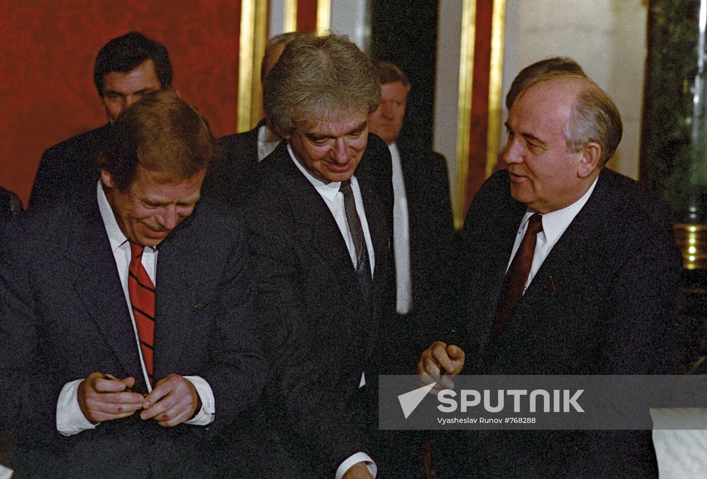 The Moscow visit of the CSSR President Vaclav Havel