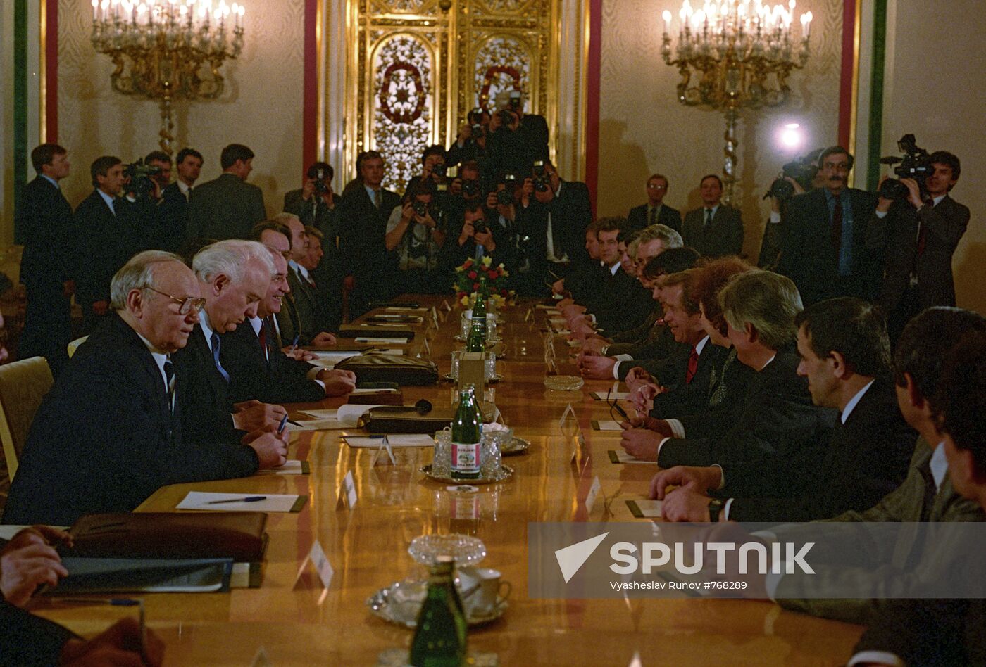The Moscow visit of the CSSR President Vaclav Havel
