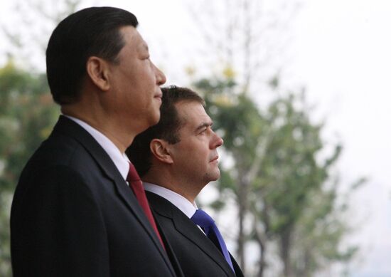 Dmitry Medvedev on official visit to China. Day Three