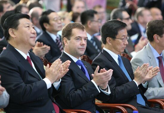 Dmitry Medvedev on official visit to China. Day Three