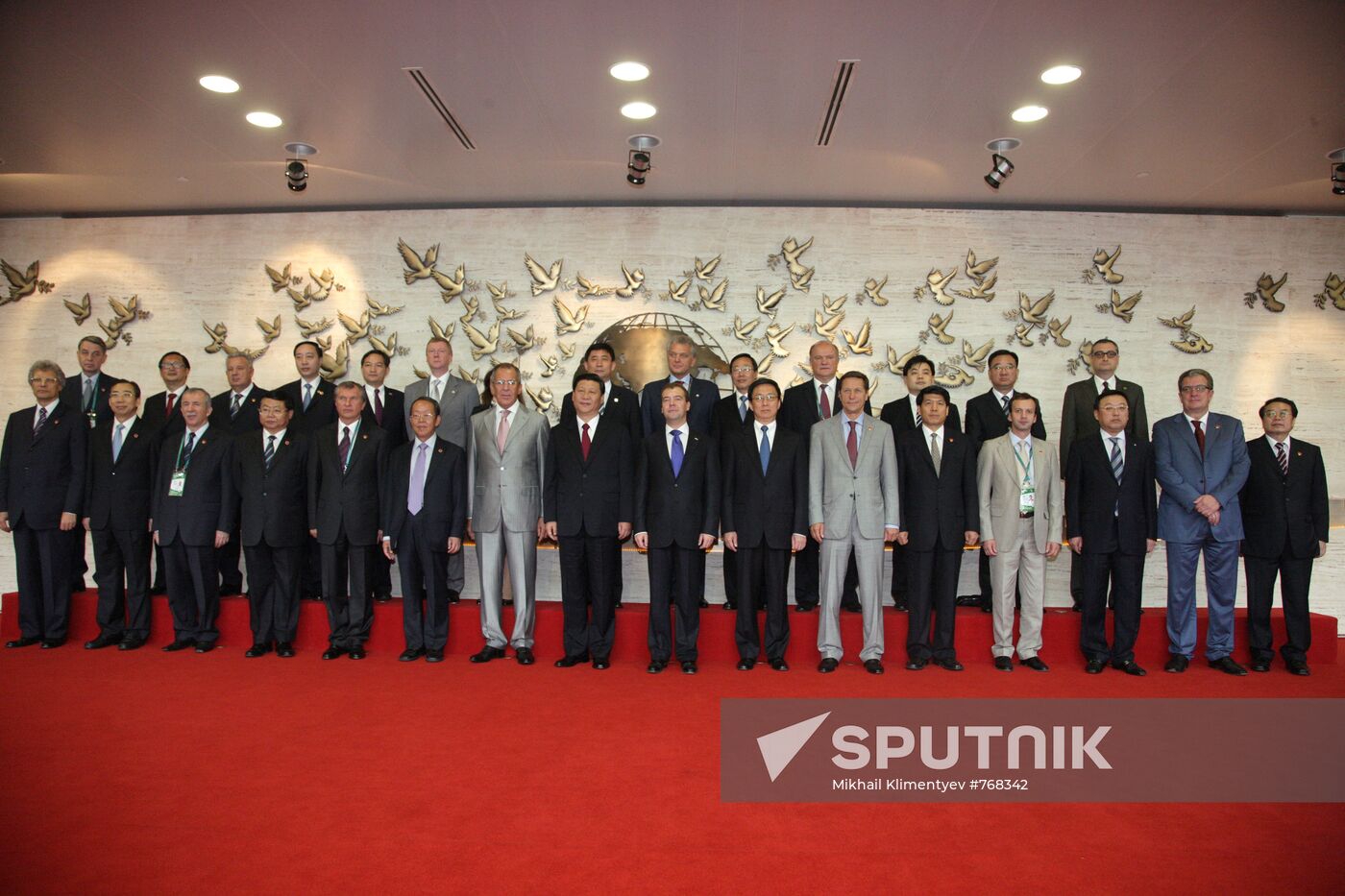 Dmitry Medvedev on official visit to China. Day Three