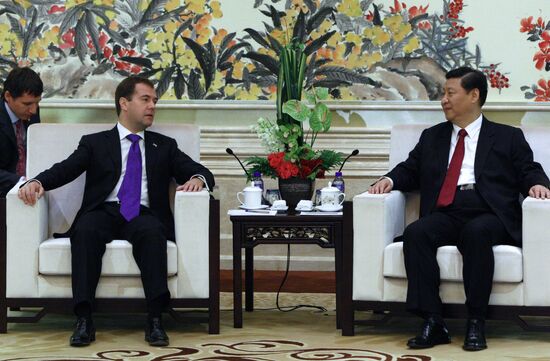Dmitry Medvedev on official visit to China. Day Three