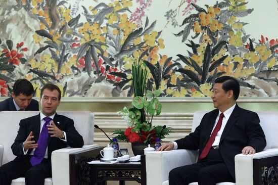 Dmitry Medvedev on official visit to China. Day Three