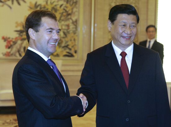 Dmitry Medvedev on official visit to China. Day Three