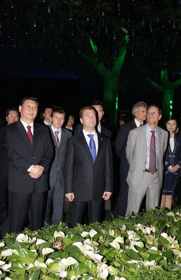 Dmitry Medvedev on official visit to China. Day Three