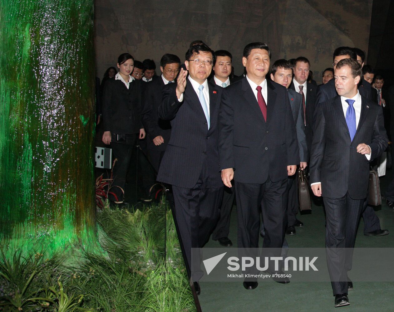 Dmitry Medvedev on official visit to China. Day Three