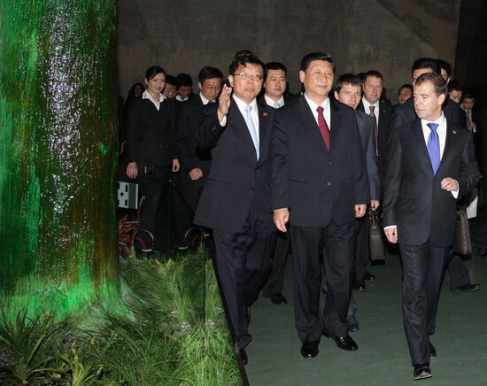 Dmitry Medvedev on official visit to China. Day Three