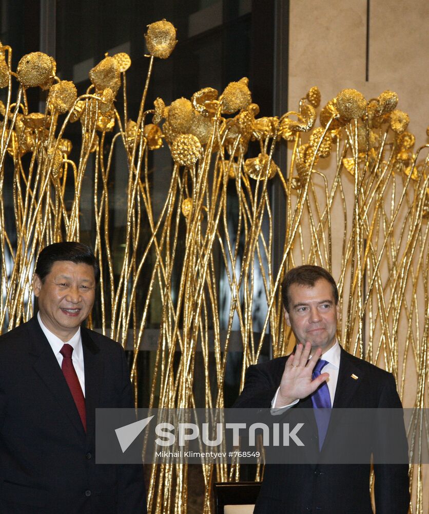Dmitry Medvedev on official visit to China. Day Three