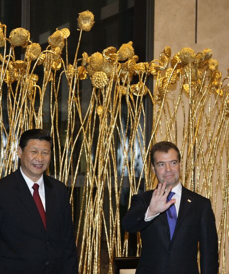 Dmitry Medvedev on official visit to China. Day Three