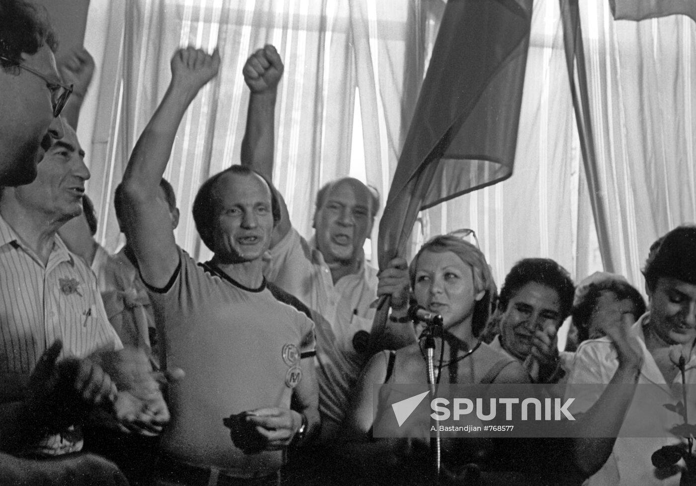 Delegation of the Train of Friendship from the FRG