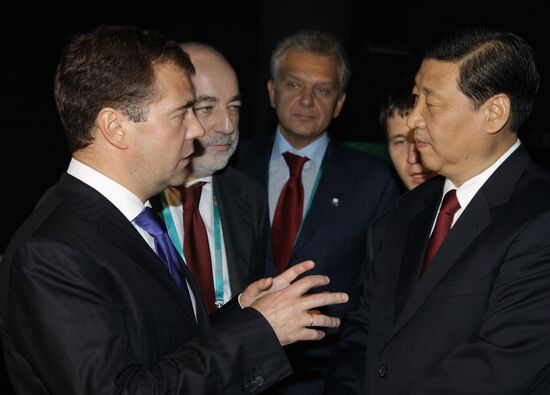 Dmitry Medvedev on official visit to China. Day Three