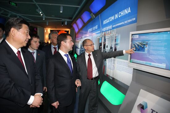 Dmitry Medvedev on official visit to China. Day Three