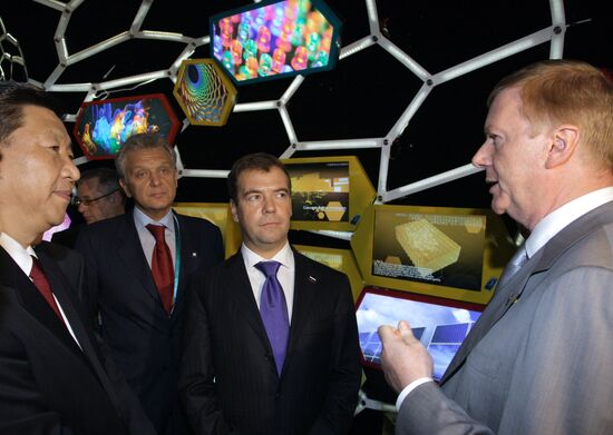 Dmitry Medvedev on official visit to China. Day Three