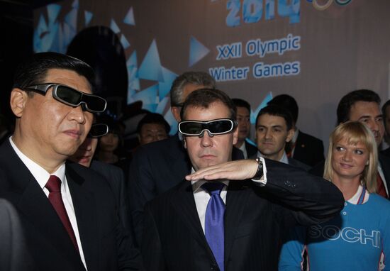 Dmitry Medvedev on official visit to China. Day Three