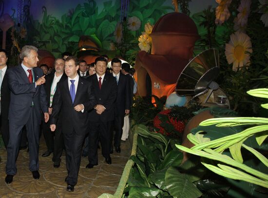 Dmitry Medvedev on official visit to China. Day Three