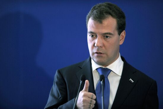 Dmitry Medvedev on official visit to China. Day Three