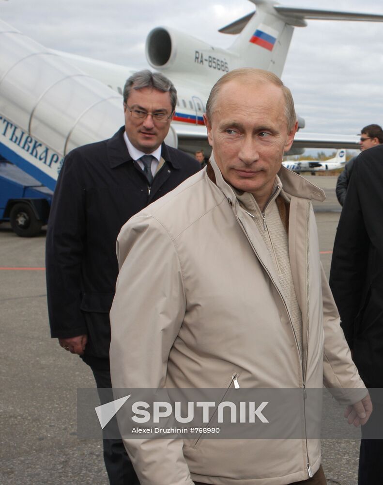 Vladimir Putin visits Syktyvkar