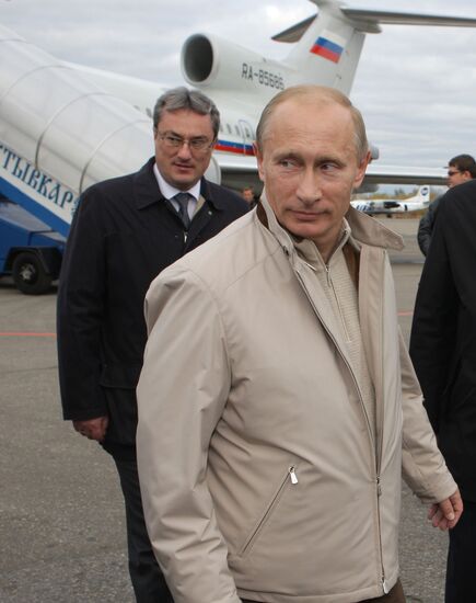 Vladimir Putin visits Syktyvkar