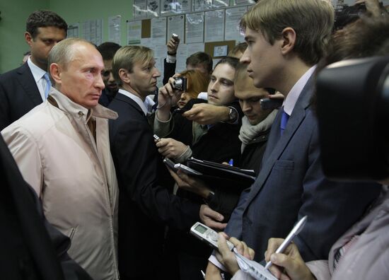 Vladimir Putin visits Syktyvkar