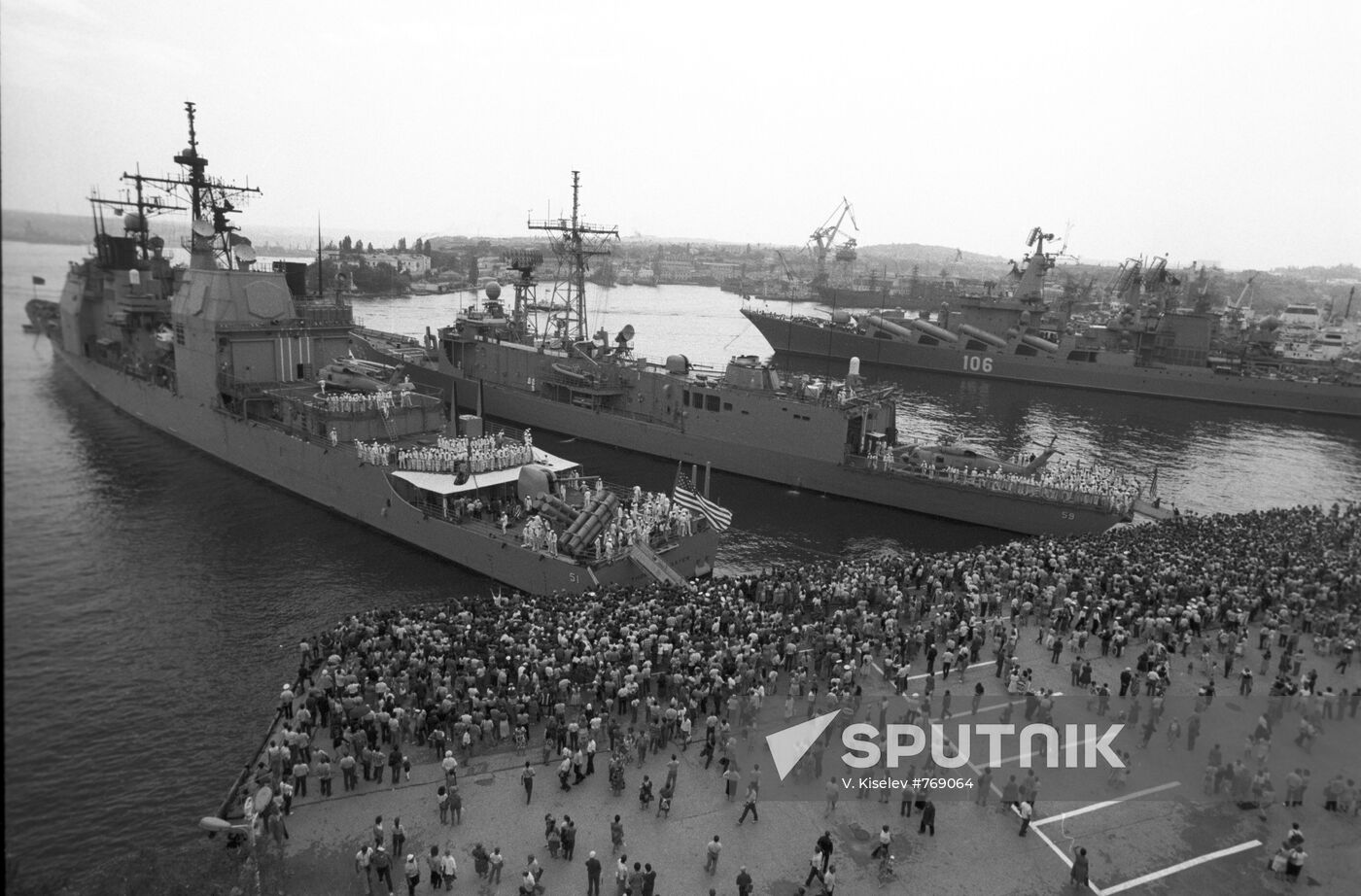 American ships in Sevastopol