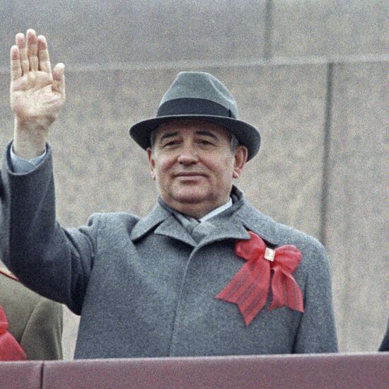 General Secretary of Soviet Communist Party Mikhail Gorbachev