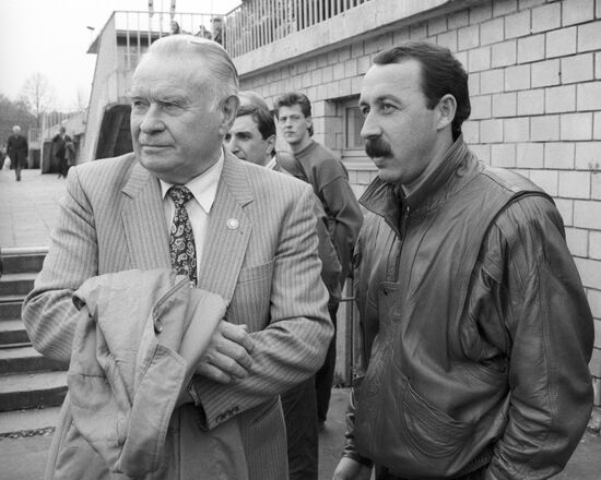 Konstantin Beskov and Valery Gazzaev