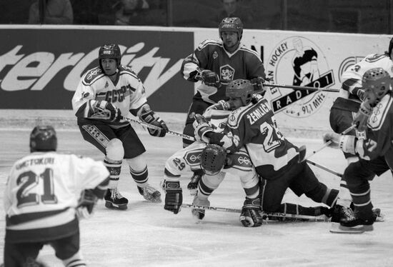Hockey. USSR vs. Czechoslovakia
