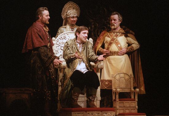 Scene from play "Tsar Feodor I"