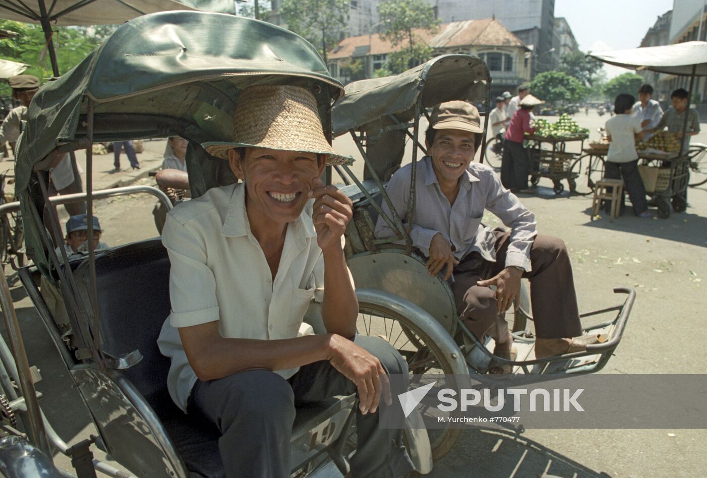 Vietnamese rickshaws